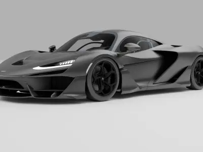 McLaren W1  3D model