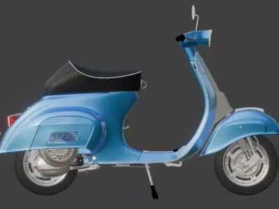 Vespa 50  3D model