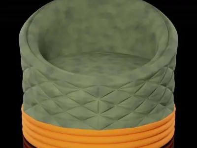 Sofa chair 3D model 3D model