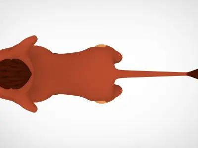 Kovu Cub Low-poly 3D model