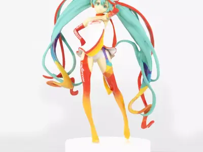 Banpresto Hatsune Miku Racing Ver Racing Miku 3D print model
