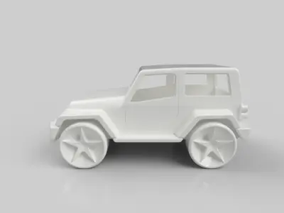 Jeep Wrangler 3D print model