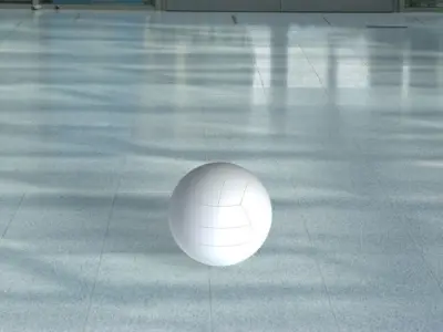 VolleyBall two spheres 3D model