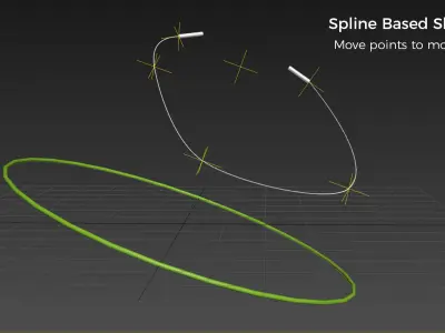 Rigged Skipping Rope 3D model