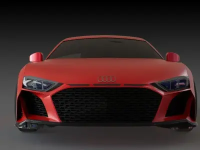 Audi R8 2019 3D model