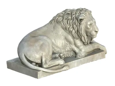 Statue 016 Low-poly 3D model