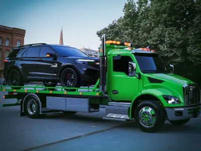 Peterbilt 537 2022 Tow Truck  3D model