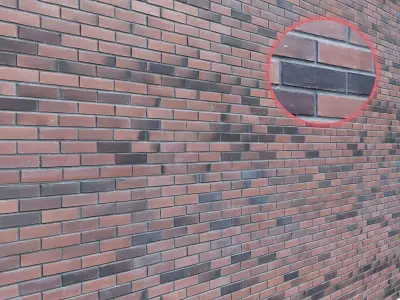 Ultra realistic Brick wall Scan model  3D model