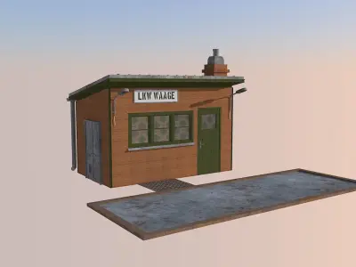 truck scale 3D model