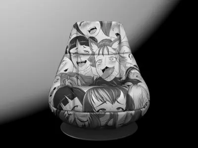ahegao 3D model