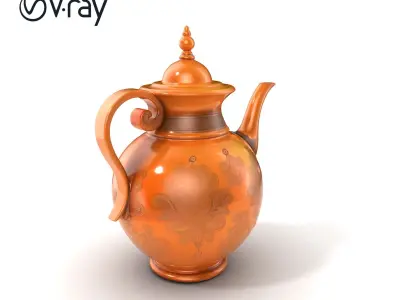 Artistic Ablution Jug Model Pack Low-poly 3D model