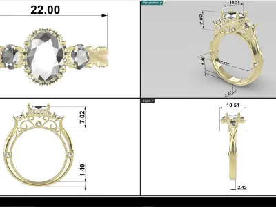 solitare NIMA 3D print model