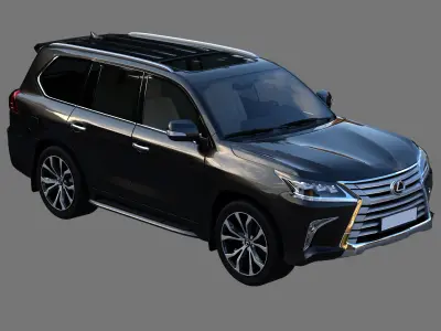 Lexus LX III 3D model