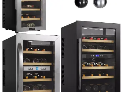 klarstein wine coolers Low-poly 3D model