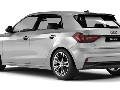 Audi A1 2019 3D model