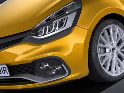 Renault Clio RS 2017 3D model