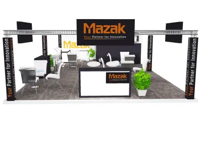  Booth Exhibition Stand a399a 3D model