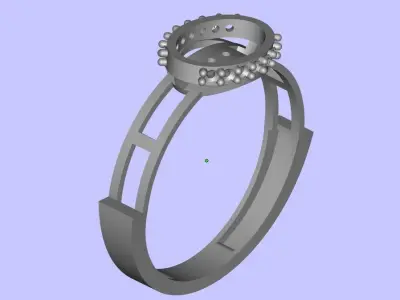 Women s Solitaire Ring 3D print model purchase