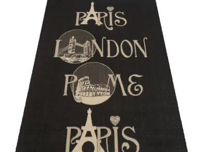Rug Set 2410 3D model