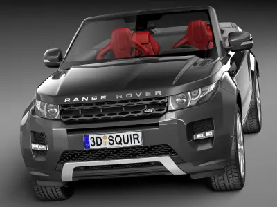 Range Rover Evoque Convertible 2014 3D model