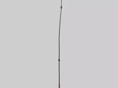 Engine Oil Dipstick Low-poly 3D model