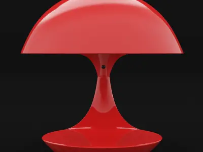 COBRA Table Lamp Low-poly 3D model