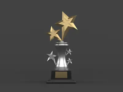 Trophy Cups 3D model 61