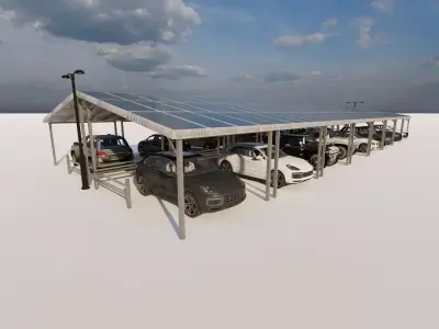  Parking-Parking Lot 3D model