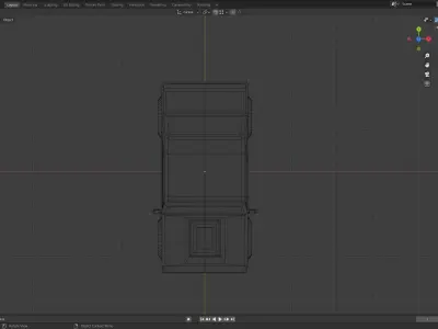 Camaro SS 1968 model car Low-poly 3D model