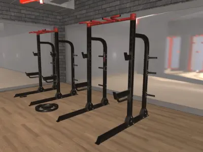 Power Half Rack 3D model
