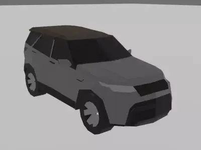 Land Rover Discovery 5 - The D Concept - Convertible Low-poly 3D model