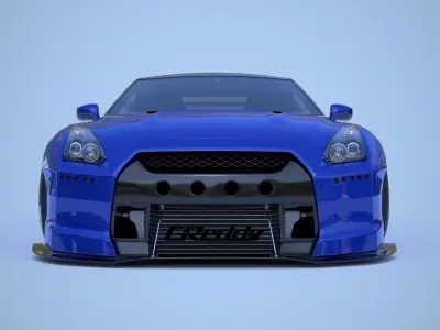 nissan GTR-R35 pandem 3D model