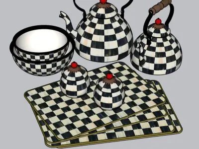 MacKenzie Childs Set 3D model