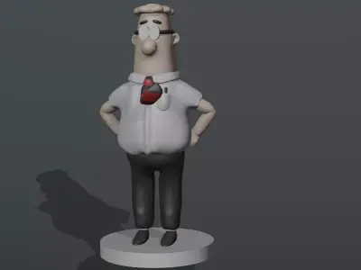 Dilbert 3D print model
