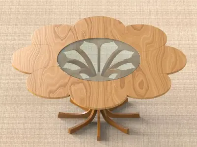 Bespoke Luxury Table Free low-poly 3D model