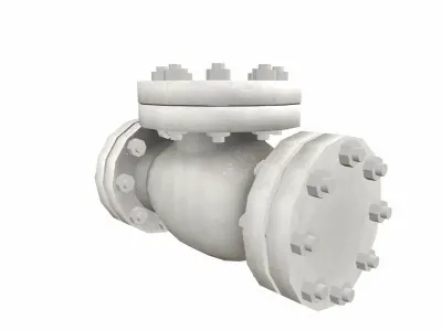 NRV Valve Low-poly 3D model