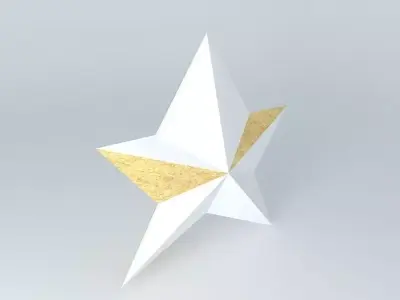 Star origami Free 3D model