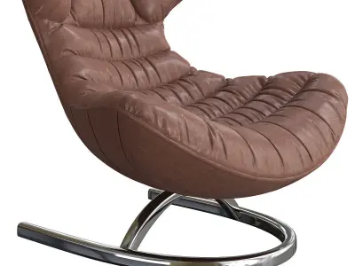 Vincent Leisure Chair With Foot Rest 3d model Low-poly 3D model