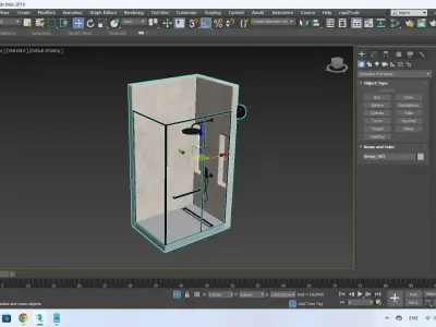  Shower cabin 05 3D model