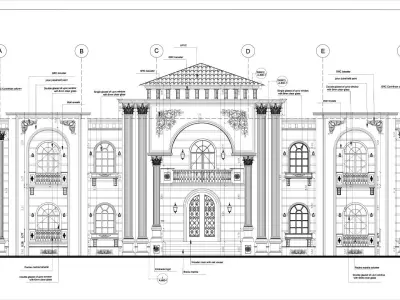 Exterior villa 3D model