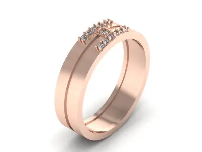 Jewelry Ring 3D print model 21