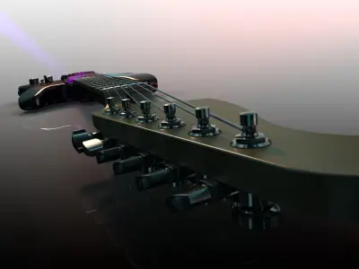 Electric Guitar Free 3D model purchase