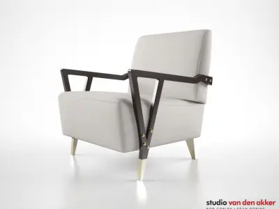 Studio Van Den Akker The Charles Club chair 3D model