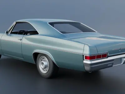 Chevrolet Impala 1966 3D print model