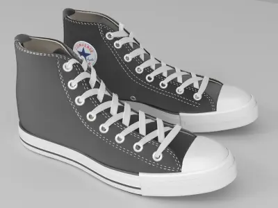 Converse All Star Shoes 3D model