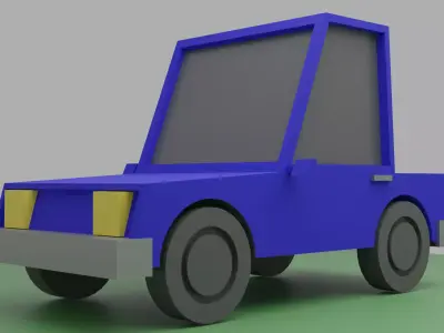 Ugly Car Free 3D model