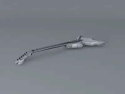 Guitarmageddon guitar Free 3D model
