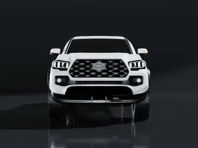 Toyota Tacoma Low-poly 3D model