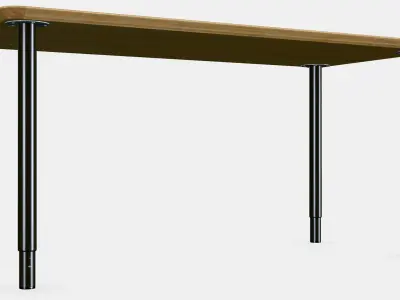 ANFALLARE - OLOV Desk Low-poly 3D model