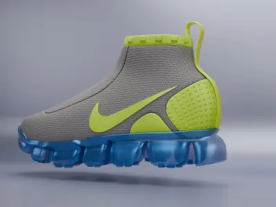 Nike vapor mars - neo green 3D model